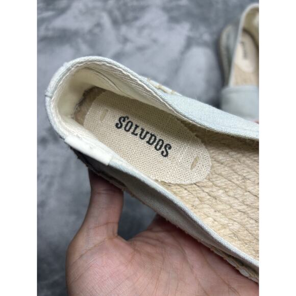 Soludos Blue Tasseled Camel Espadrilles Colorful Fun Resort Vacation Size 8.5 - Picture 3 of 9